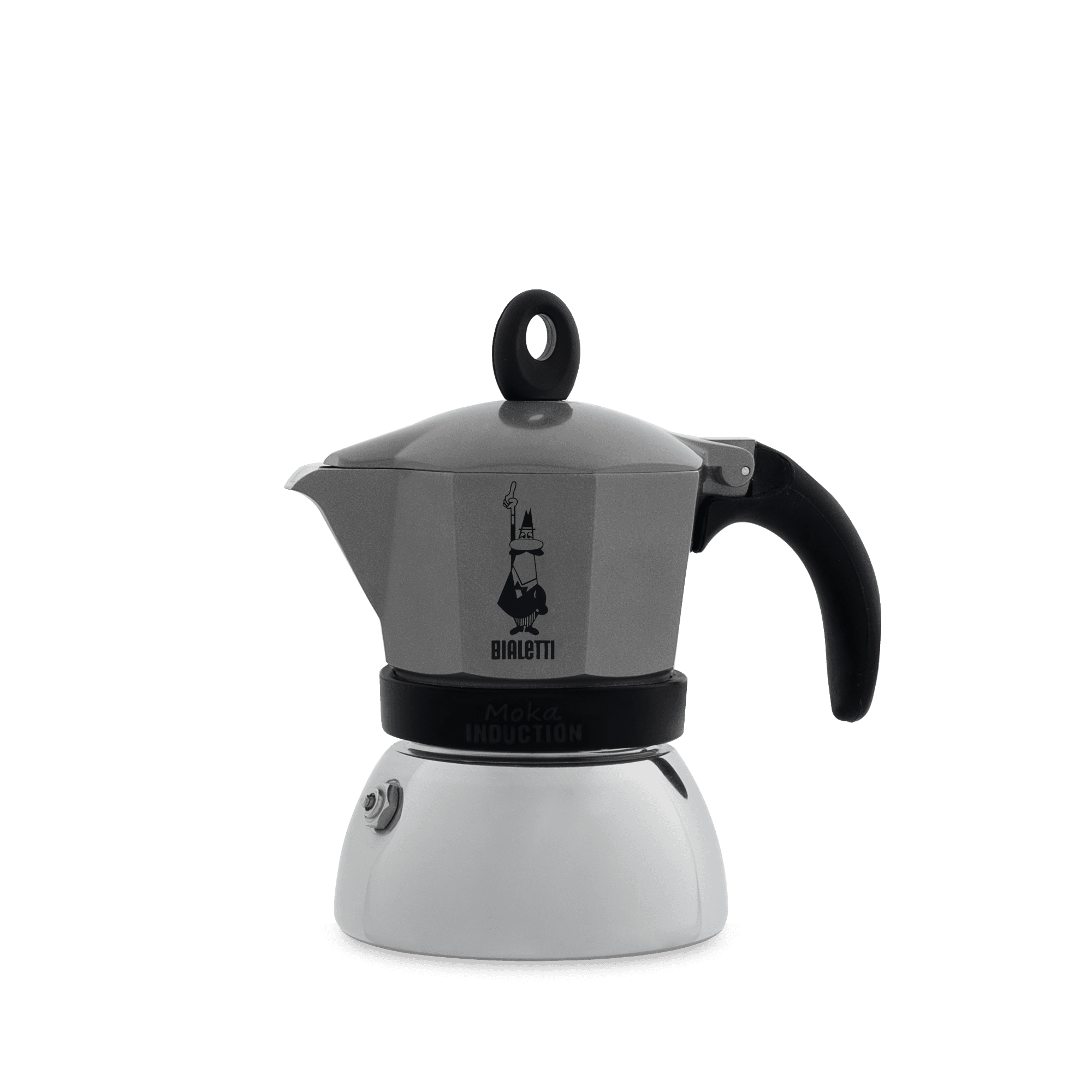 BIALETTI Moka Induction Grey (Multiple Sizes) – Mahers Pure Coffee
