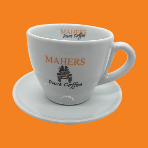 Mahers Cups & Saucers (Multiple Sizes)